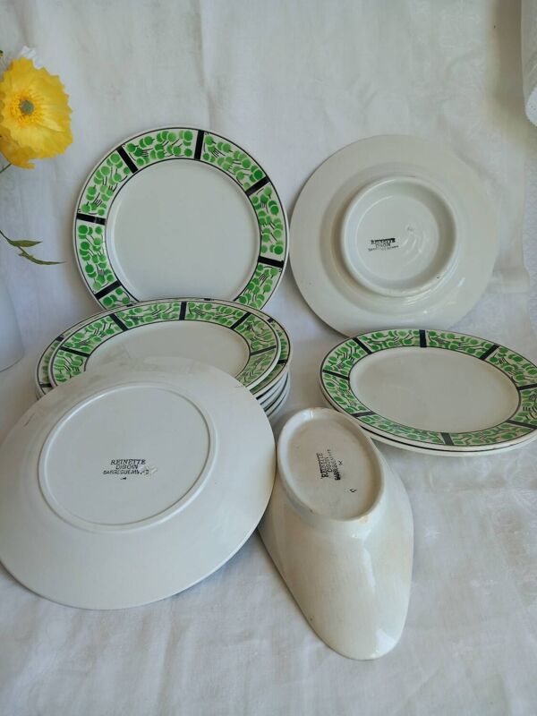 Service ancien Sarreguemines Digoin modèle Reinette Art