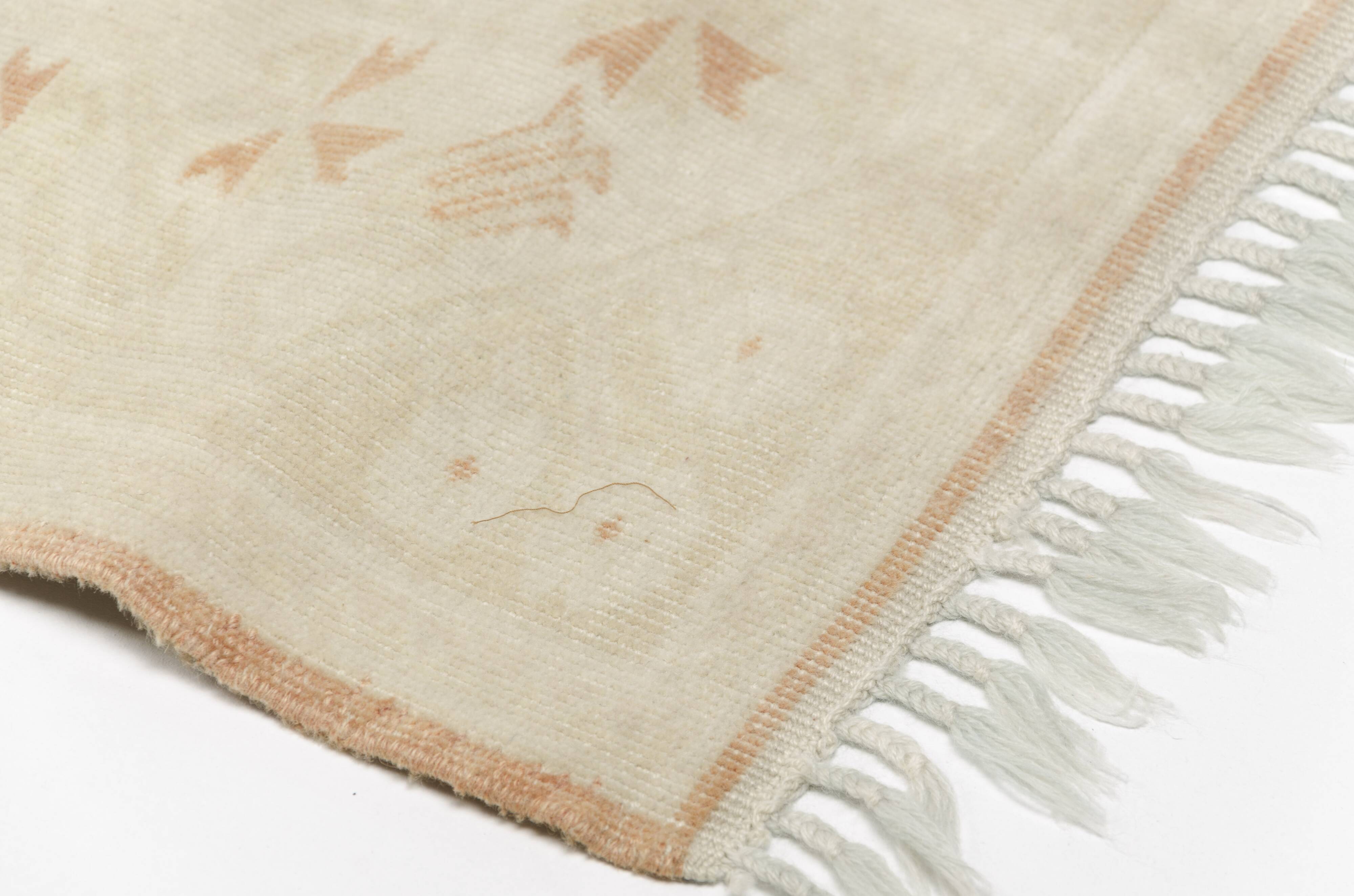 Oushak Anatolian Floral Carpet