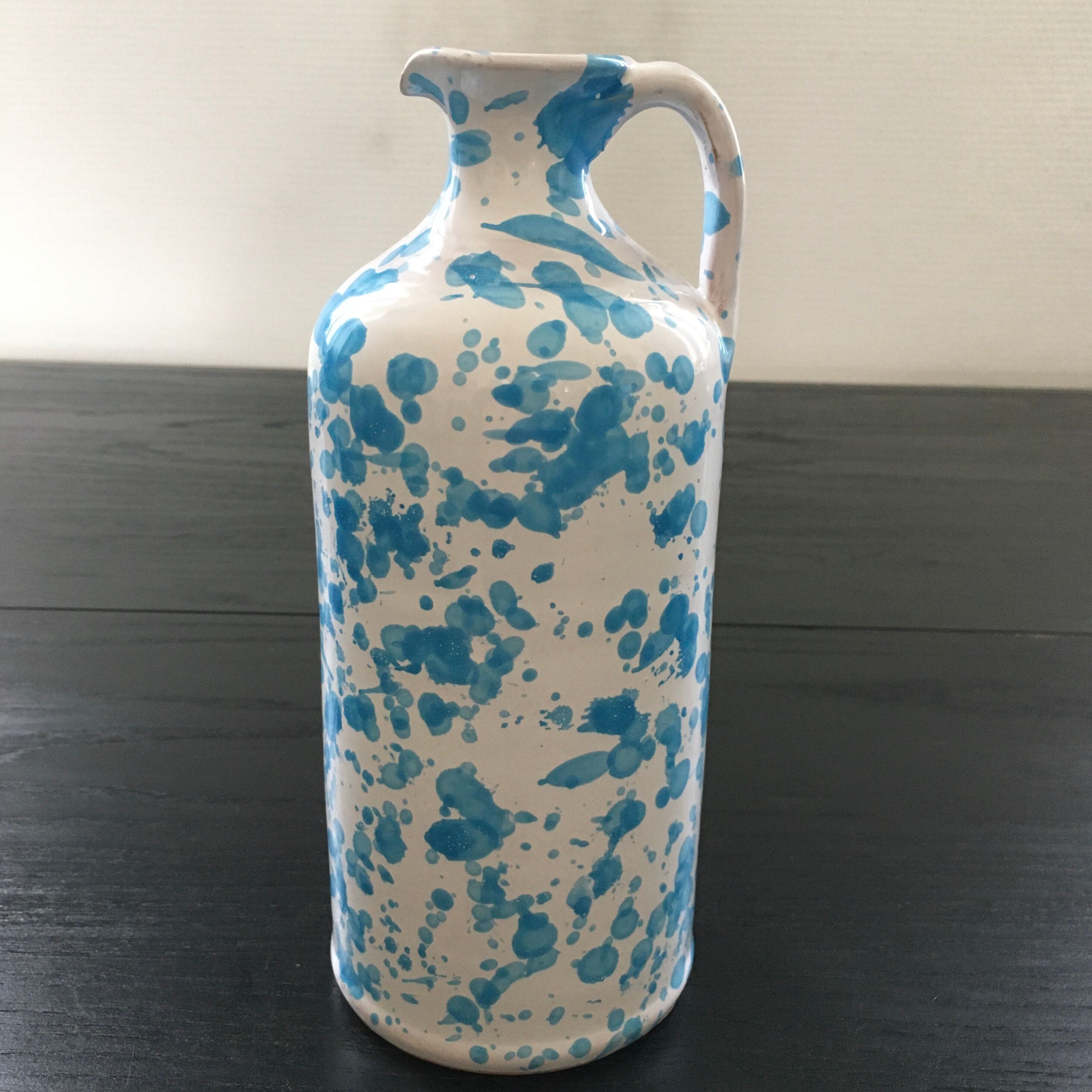 Turquoise spotted bottle