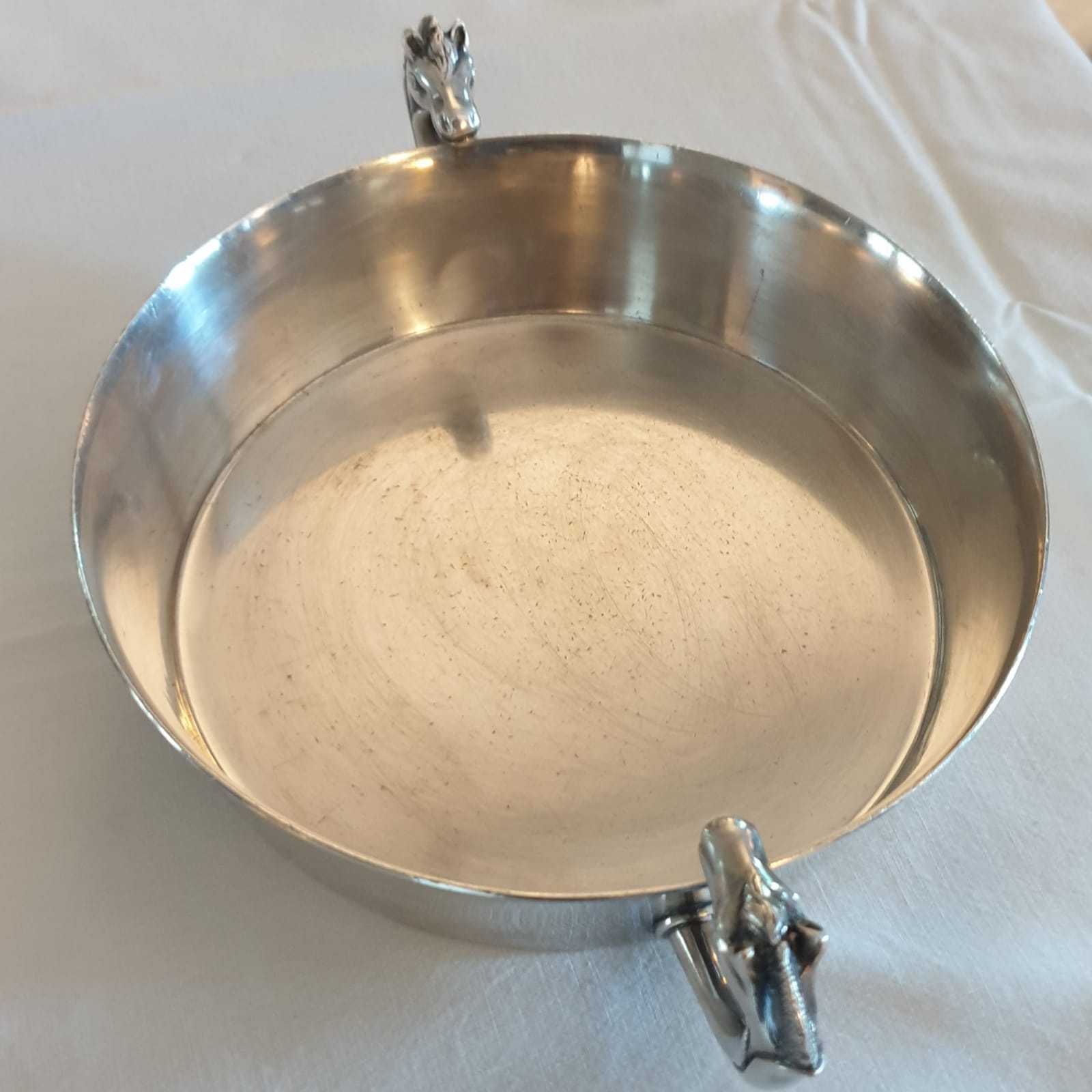 Hermes silver metal cup