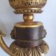 Paire d'appliques murales en bronze style Empire anciennes