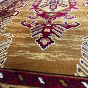 Vintage pure wool carpet 244x83
