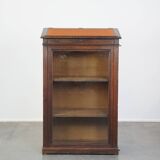 Antique Display Cabinet / Lectern / Showcase Cabinet Made of Oak with Glass