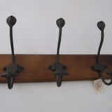 Coatrack wood and cast iron