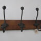 Coatrack wood and cast iron