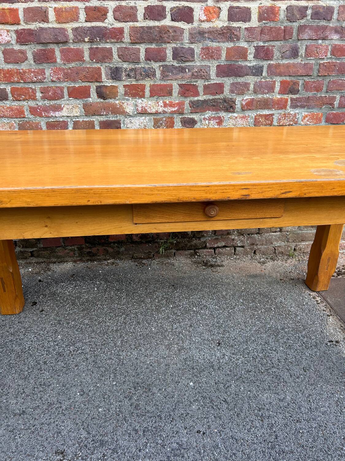 Beautiful oak farmhouse table