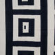 Black and cream kilim area rug 253 x 338 cm