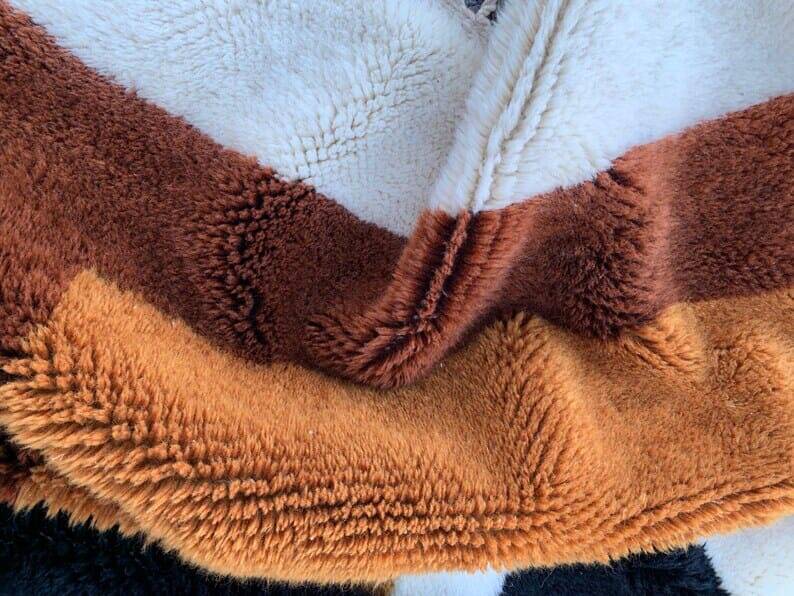 Beni mrirt rug in natural wool size 200 x 300 cm
