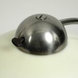 Large Mid Century metal table lamp with plastic shade by Schanzenbach Germa