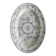 Vintage blue and white ceramic oval dish