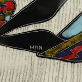 Plat italien de forme libre par Sesto di Fiamma, 1950's