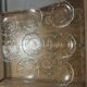 Set of 8 crystal bowls with floral decoration, France early 20th century.