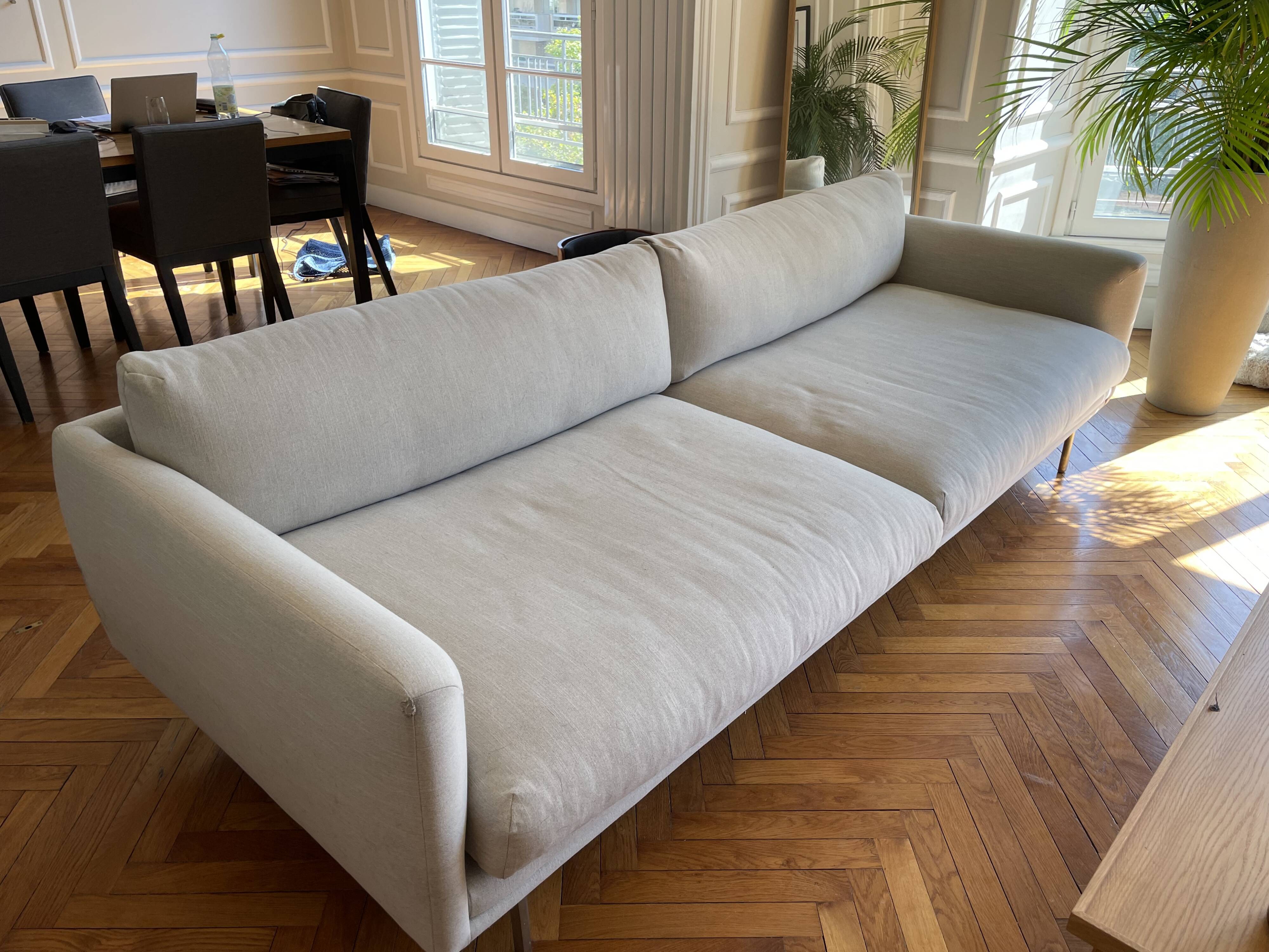 Bolia lomi 3-seater sofa – light grey – design by meike harde