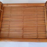 Vintage bamboo serving tray