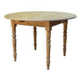 Table ronde rénovations avec 3 rallonges