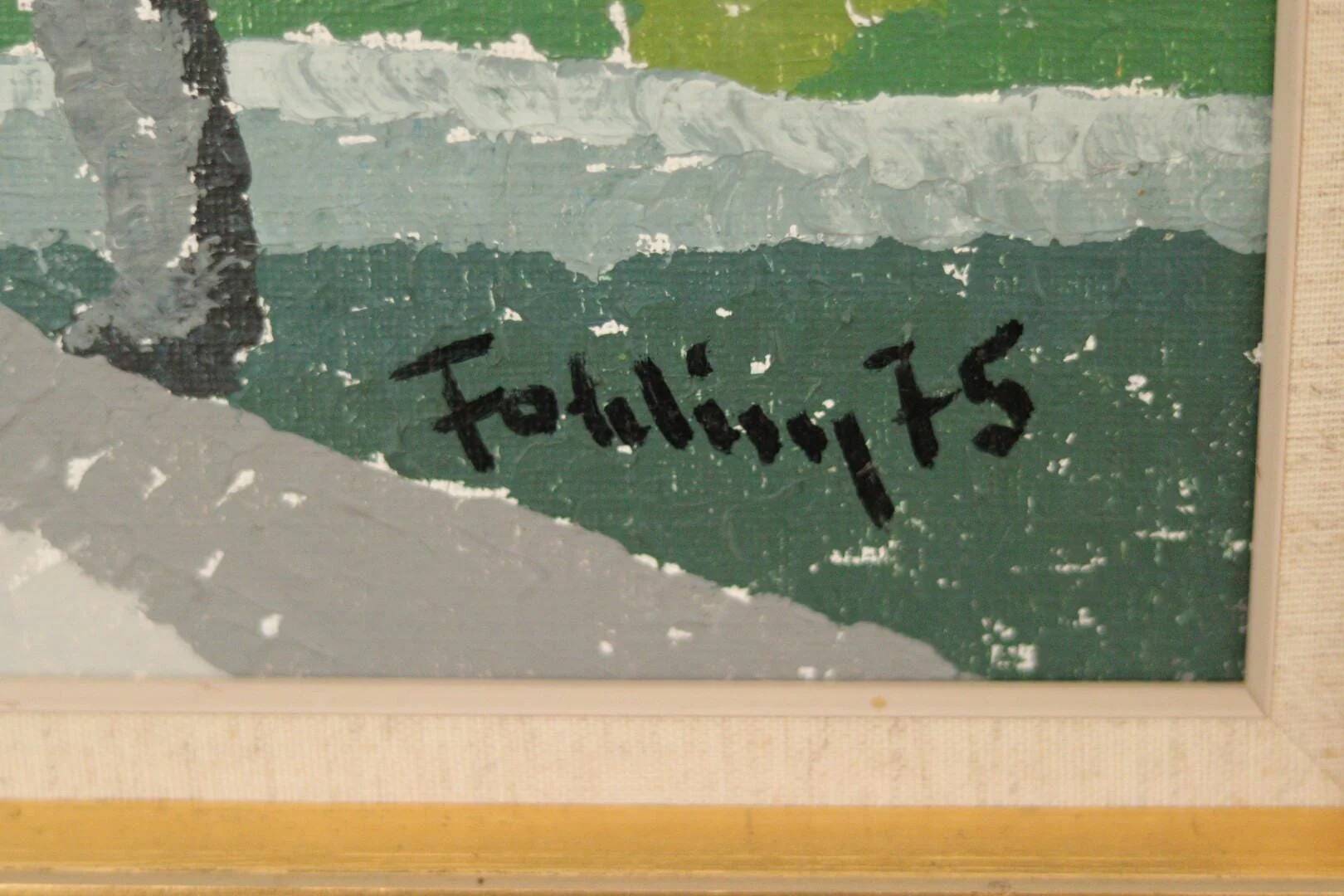 « Pêcheur » de Gunnar Fohlin, 1975