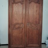 Norman oak stripped wardrobe