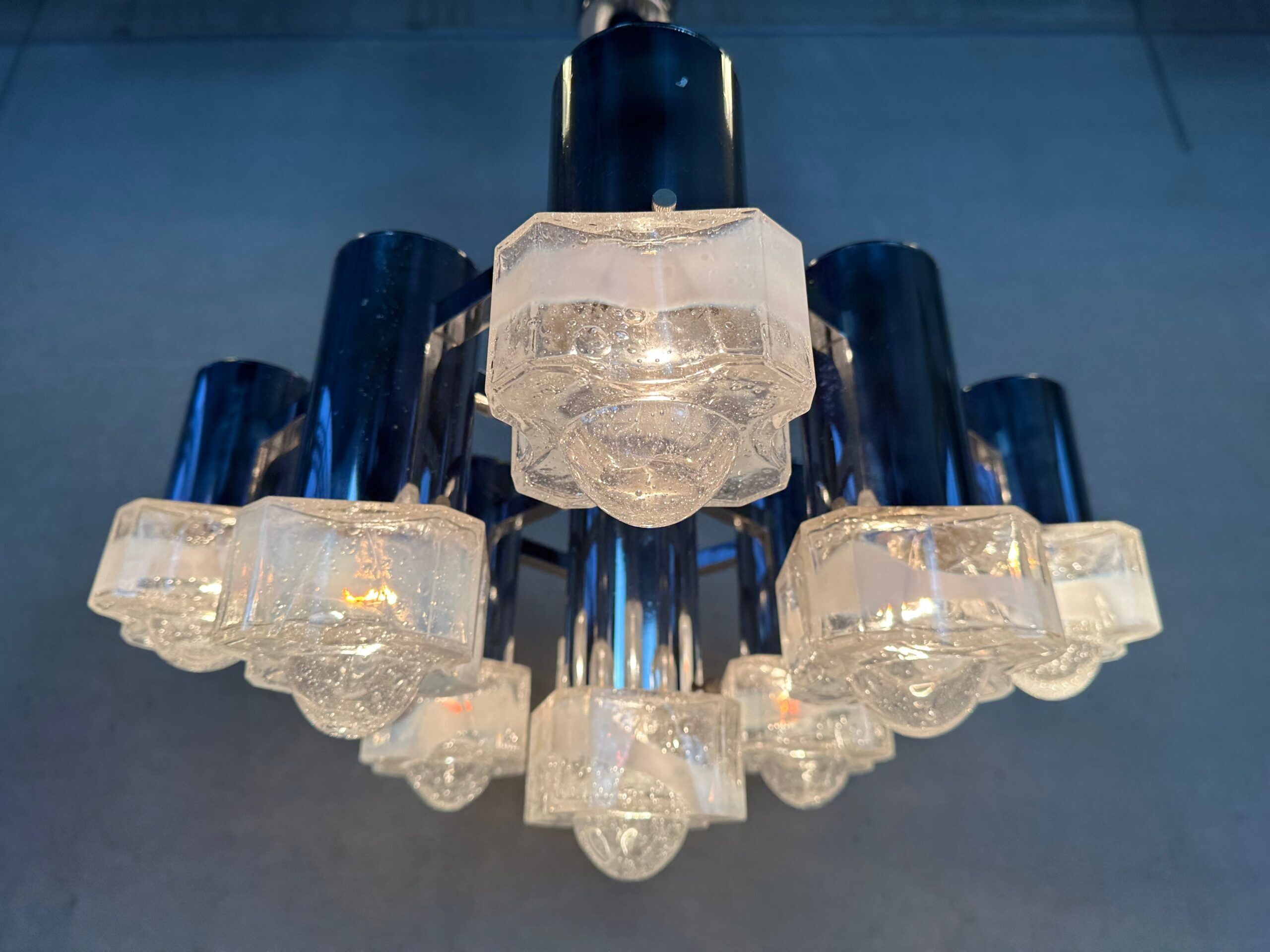 Chandelier vintage de design italien
