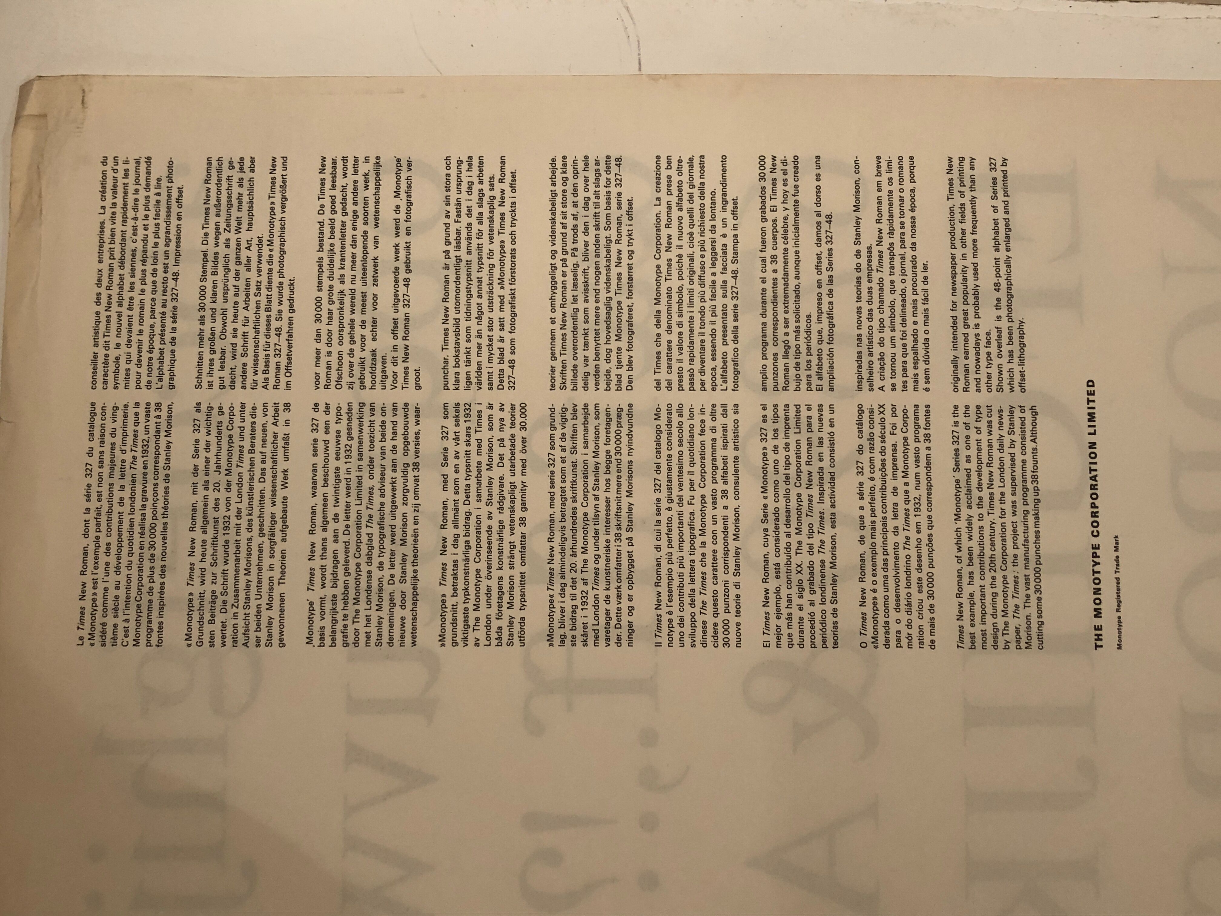 Poster collection typography