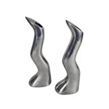 Ikea - design Anna Efverlund - Atomic - 2 bougeoirs 'Zig Zag'