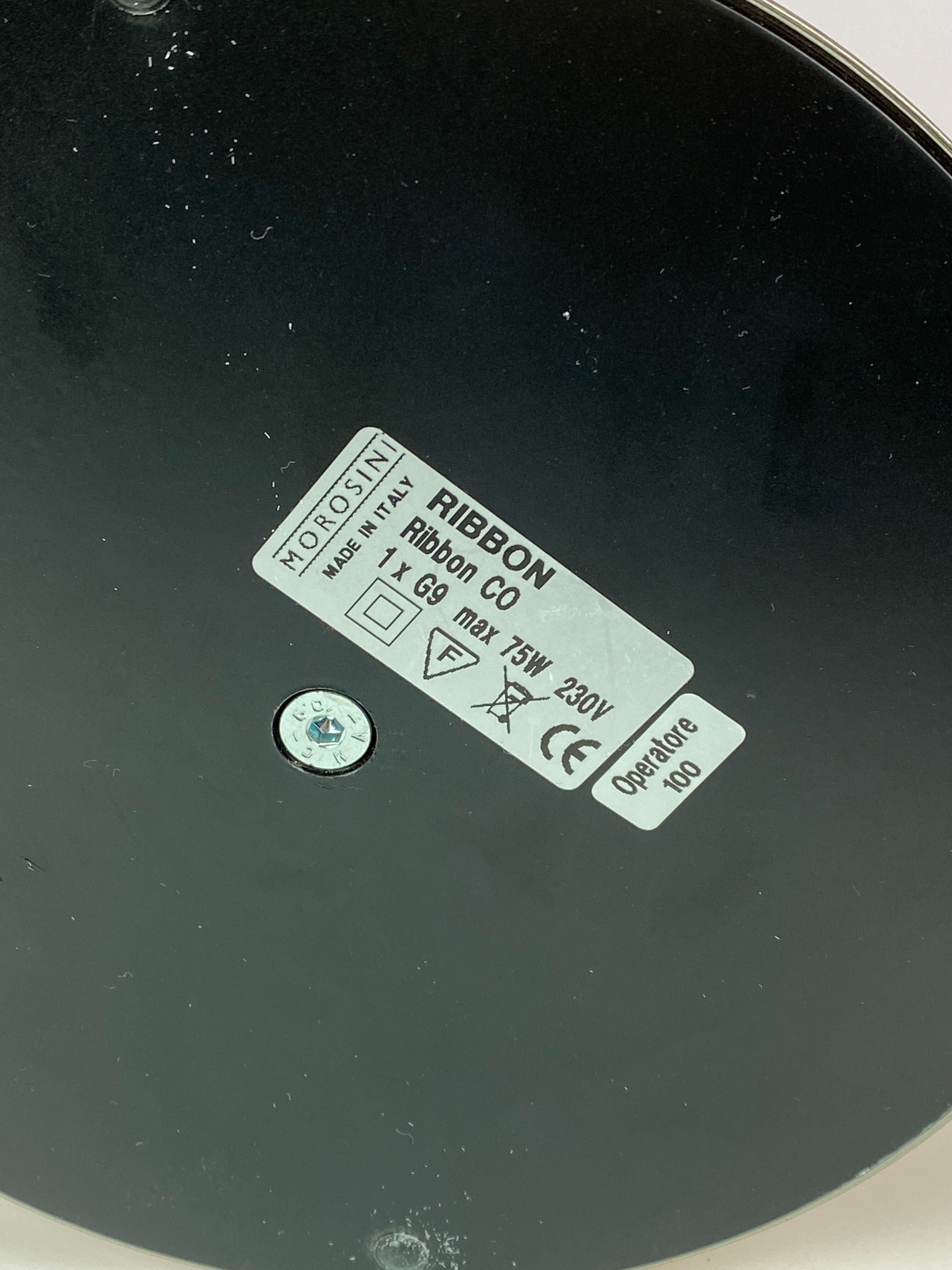 Table lamp, model Ribbon, of Italian design by Morosini from the 1980s