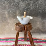 Brutalist tripod stool