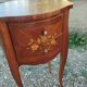 Paire de chevets anciens en marqueterie style Louis XV