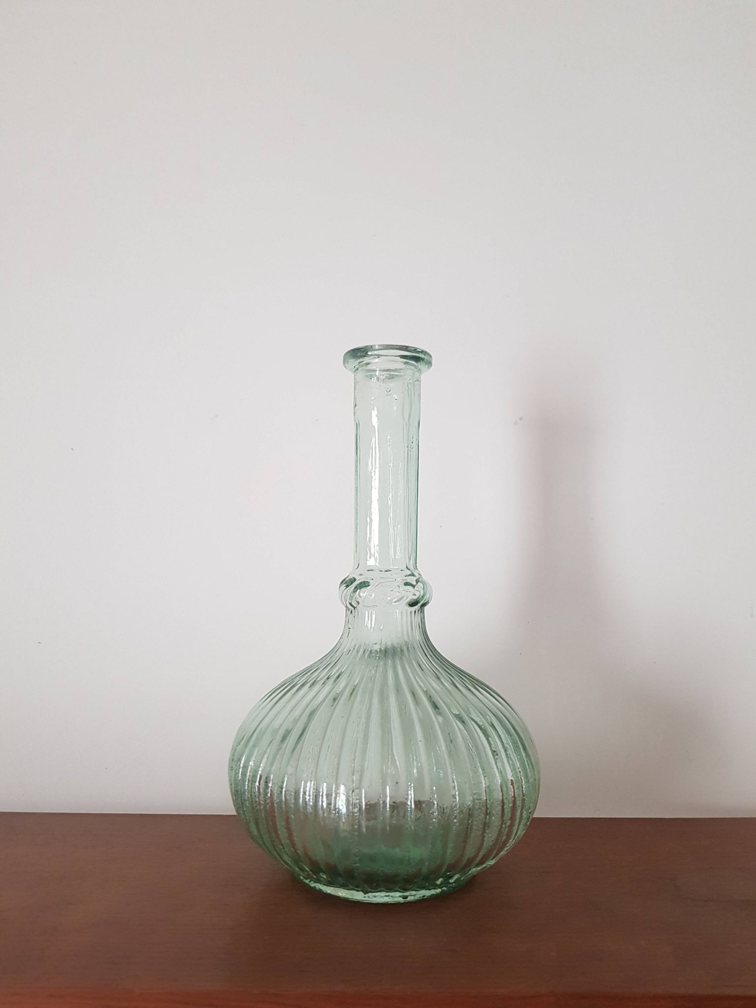 Carafe en verre soufflé