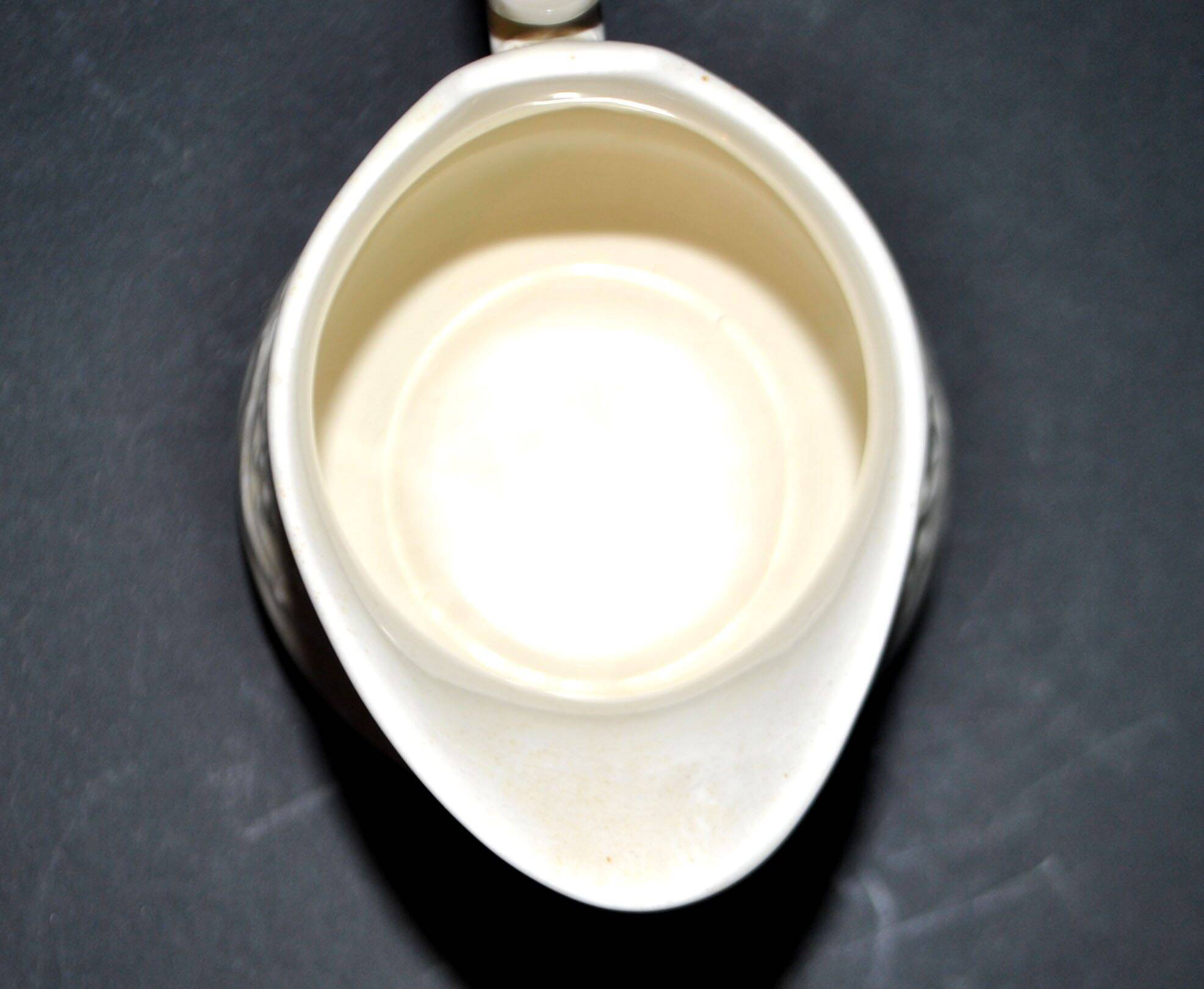 Wedgwood "Patrician" molded opaque earthenware pitcher, England Etruria Barlaston
