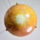 Art Deco great design brown alabaster chandelier, 1940s