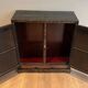 Lacquered Cabinet with Chinese Decorations, France, Art Deco, circa 1940