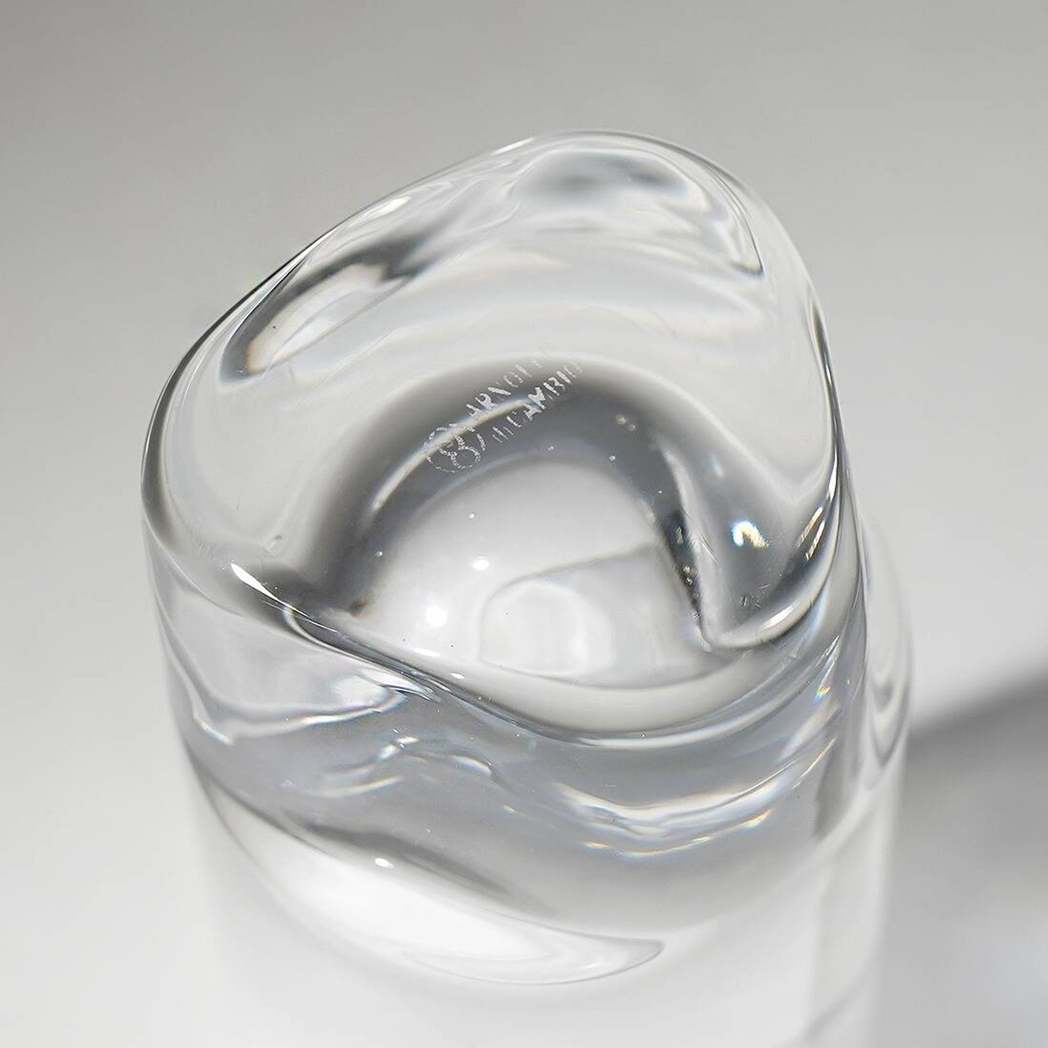8 “Pitagora Highball” glasses by Marco Zanuso for Arnolfo di Cambio, 1970s
