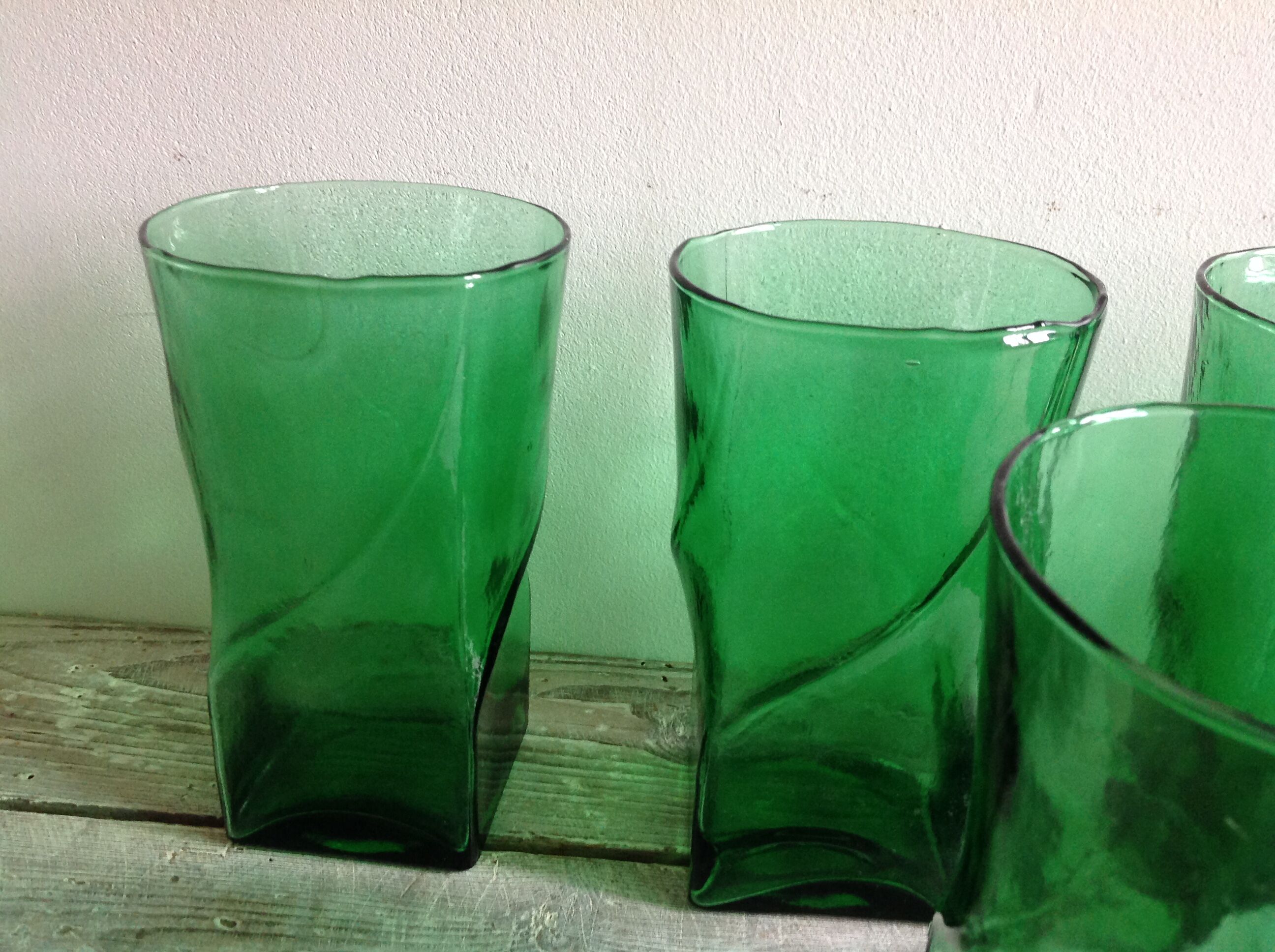 Série de 6 verres  vintage