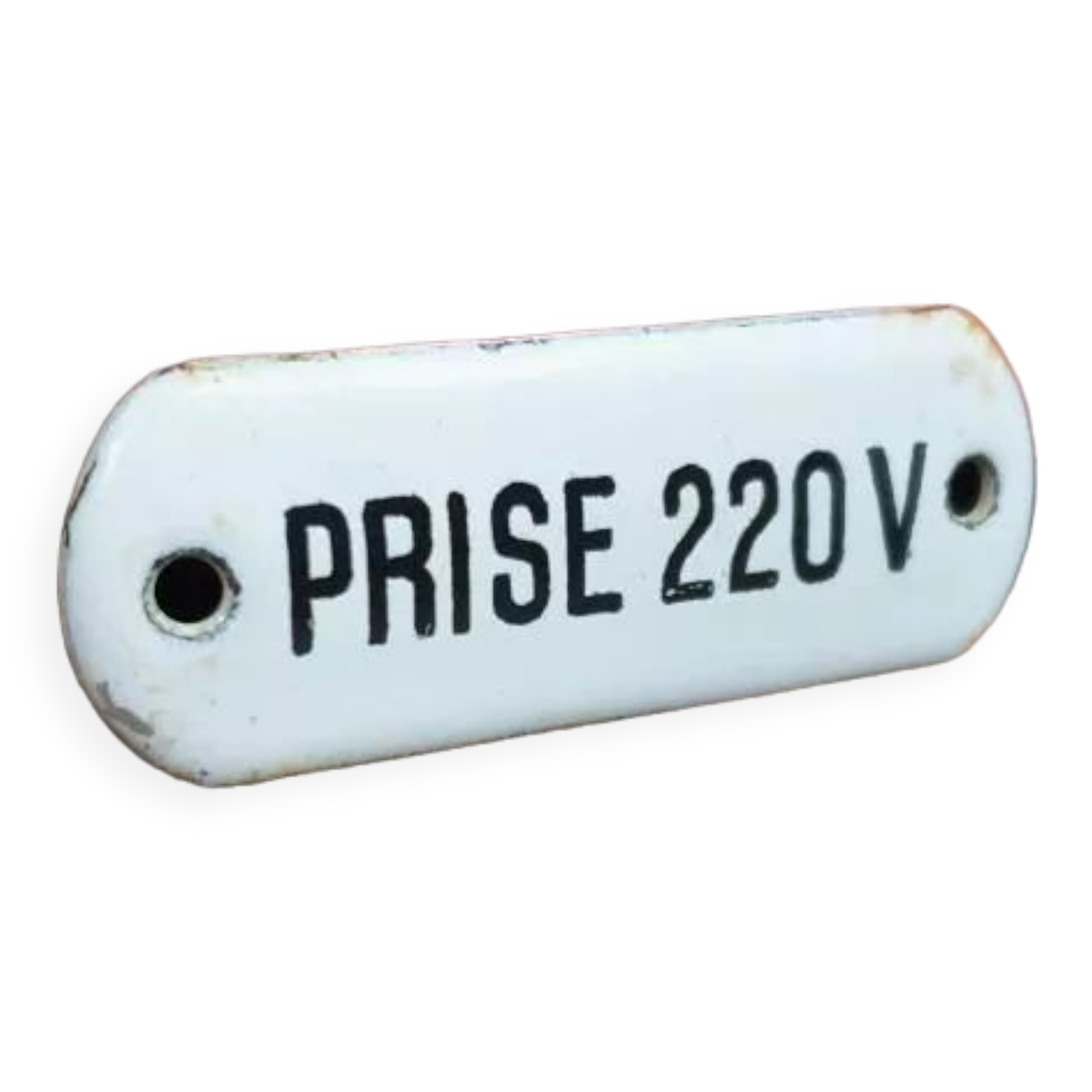 Enamelled plate socket 220V