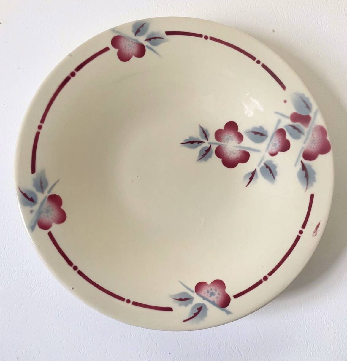 Ceranord St Amand pedestal plate model Nigeria 1920