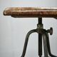 1940s Czechoslovak Industrial Height Adjustable Swivel Workshop Chair