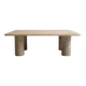 Travertine coffee table by Angelo Mangiarotti for Up & Up, 1970s.