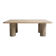 Travertine coffee table by Angelo Mangiarotti for Up & Up, 1970s.