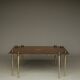 Idir Mecibah brutalist coffee table, Belgium 1997