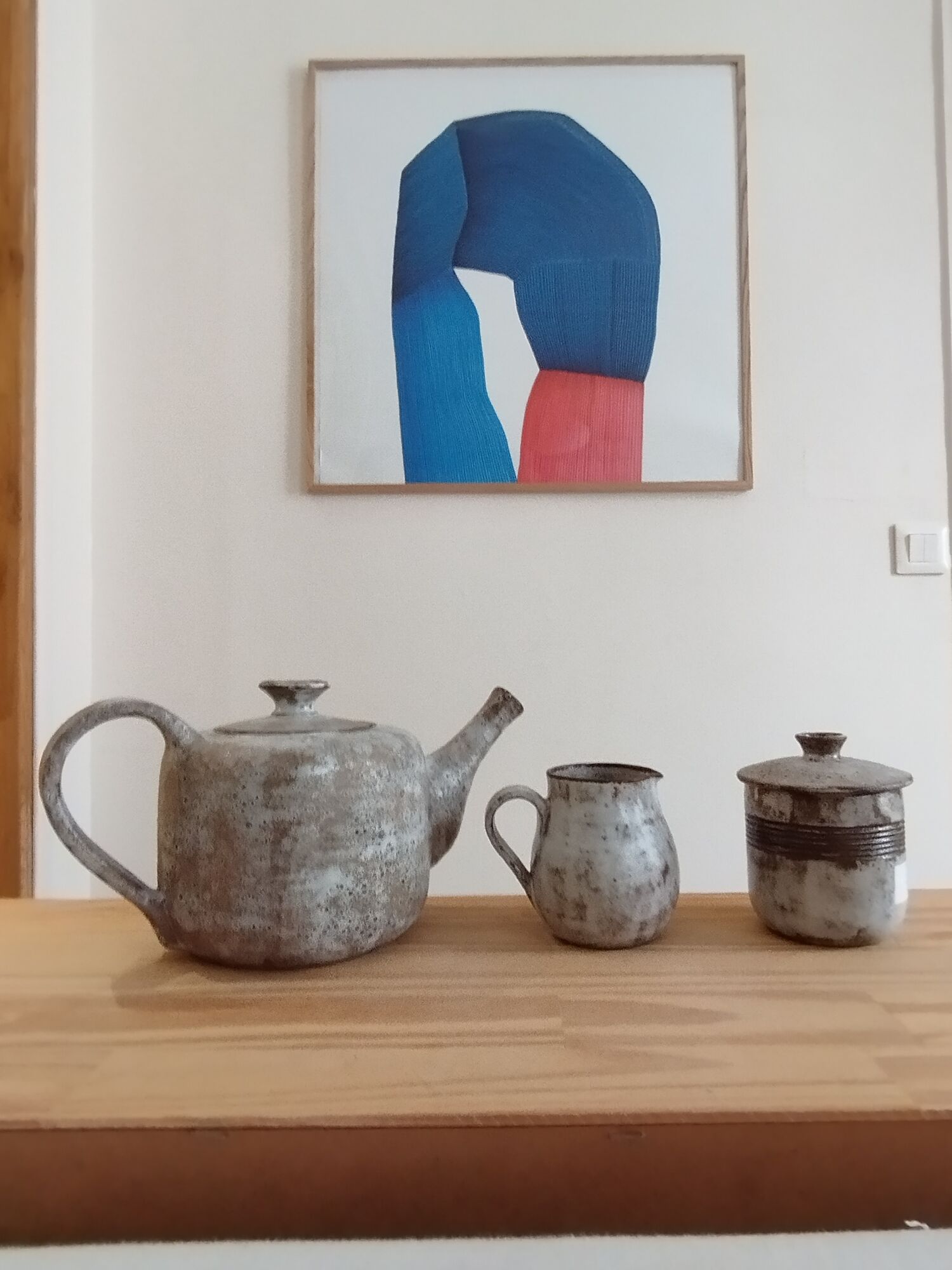 Tea set| Alexander Kostanda | Vallauris (teapot, sugar pot and milk jar)