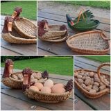 Lot of 4 baskets in baskets
