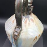 Pichet grès glaçures signé dubois -année 1950 - ecole belge