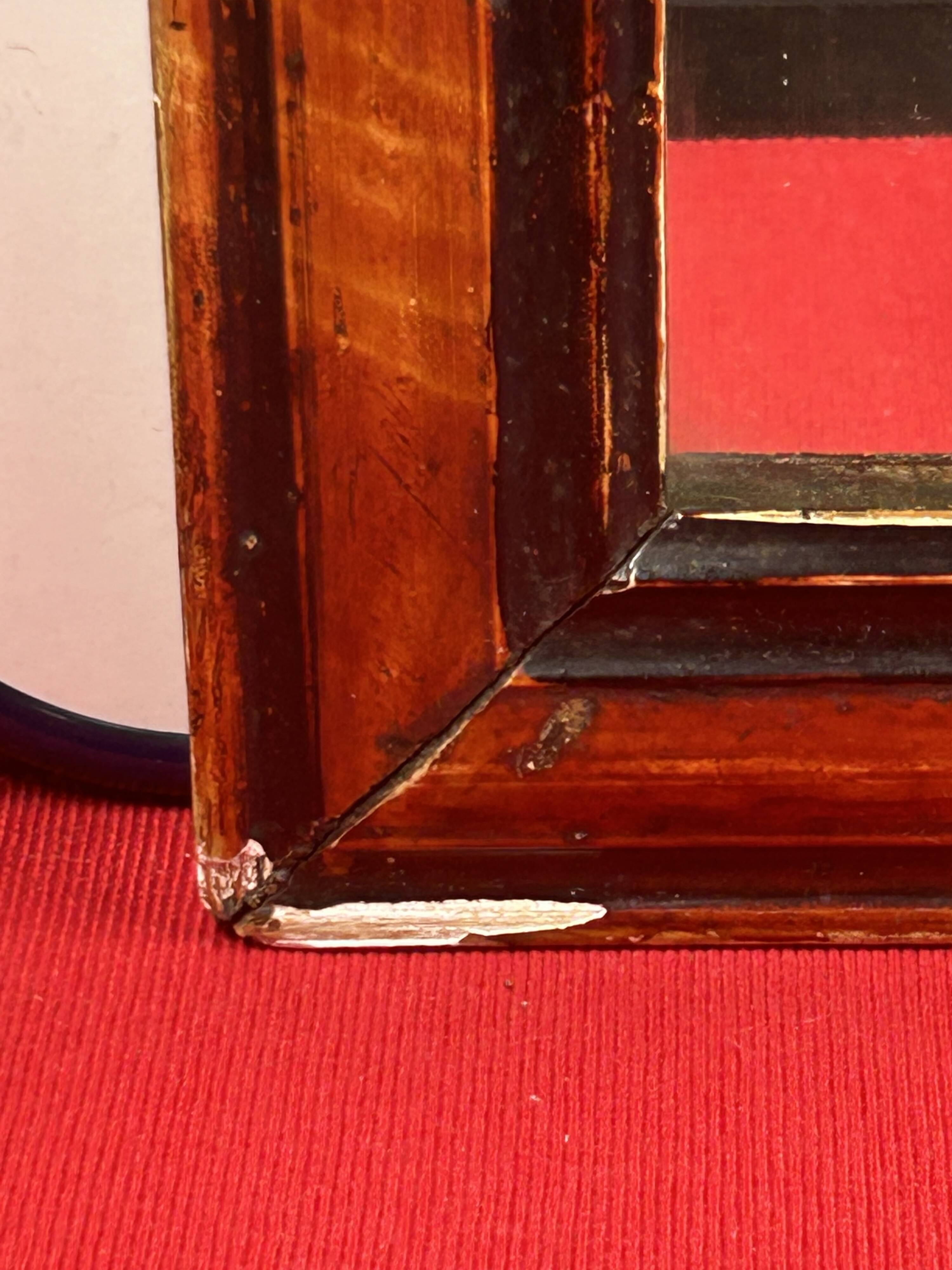 Louis-Philippe mercury mirror 32.5 x 38.5 cm