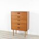 Midcentury Chest Of Drawers In Teak. Vintage Modern / Scandinavian / Retro / Danish Style