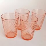 Verres à eau Rosaline rose