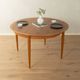 Round butterfly dining table by Lübke, 1960s, teak