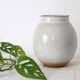 Handmade ceramic vase, glazed, brown, vintage