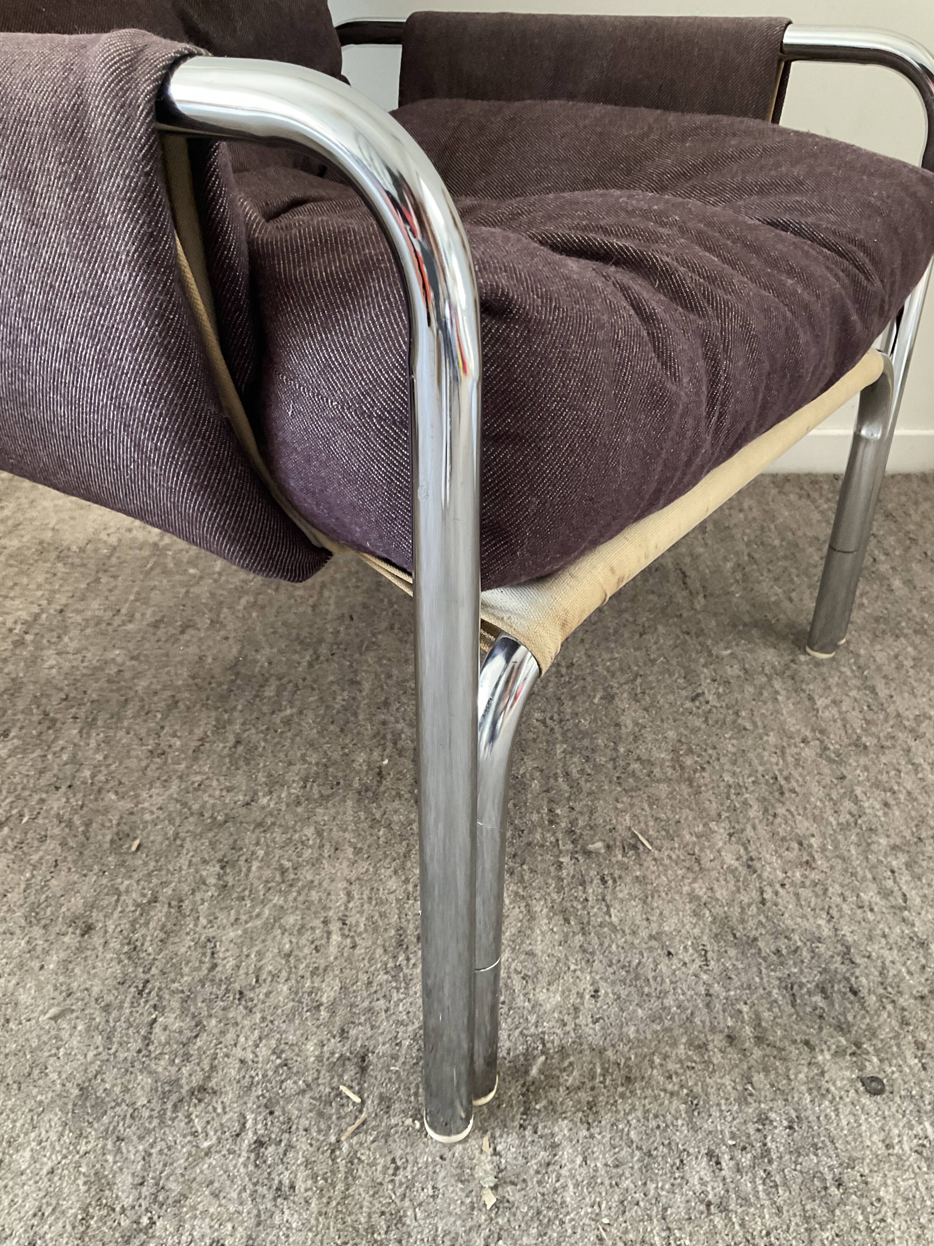 Vintage armchair Bauhaus style 70s