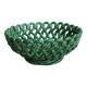Ceramic basket / Green openwork bowl – Pichon Uzès