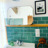 Art Deco beveled mirror